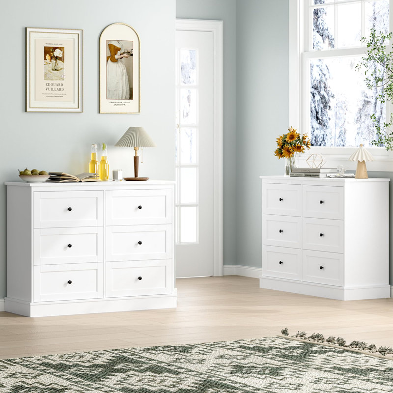 108cm W 6 - Drawer Chest of Drawers