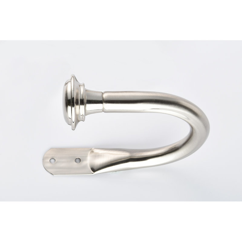 Accessoire de quincaillerie de rideau 8,66 ", Argent