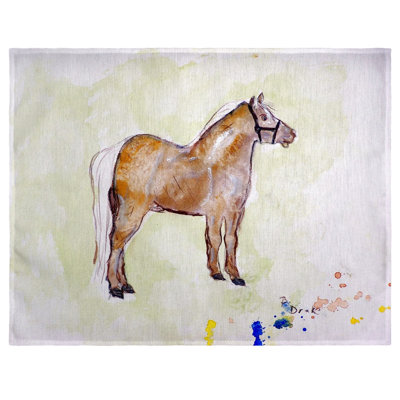 Shetland Pony Polyester Animals/Nature Rectangle Placemat
