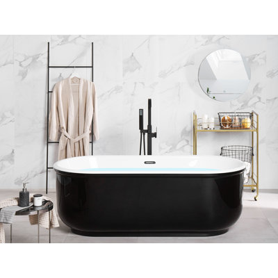 Jebediah 1700mm x 800mm Soaking Acrylic Bathtub
