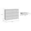 Dennette 110cm 6 Drawer Chest