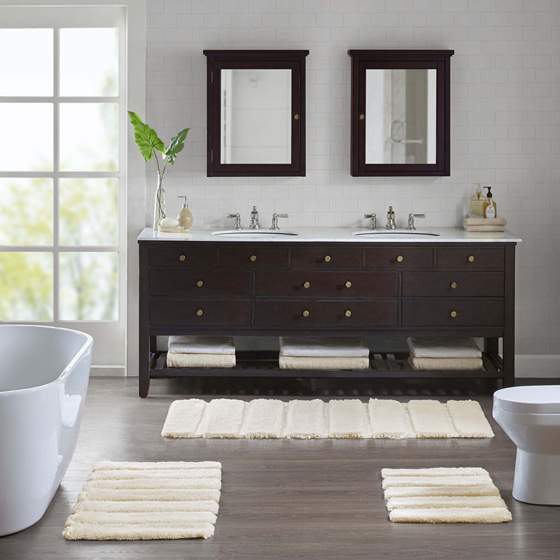 Bathroom Rug, Wheat, Single - 34" L x 21" W