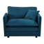 Fauteuil d'appoint moderne avec repose-pieds-1058689088
