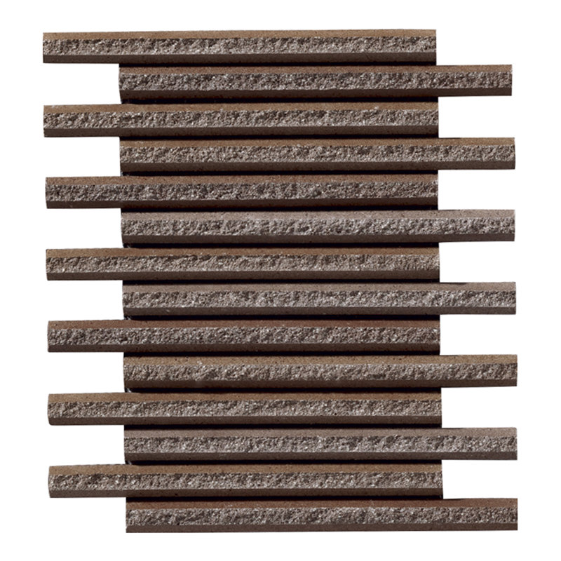 Hosowari Border 0.77" x 9" Ceramic Linear Mosaic Wall Tile