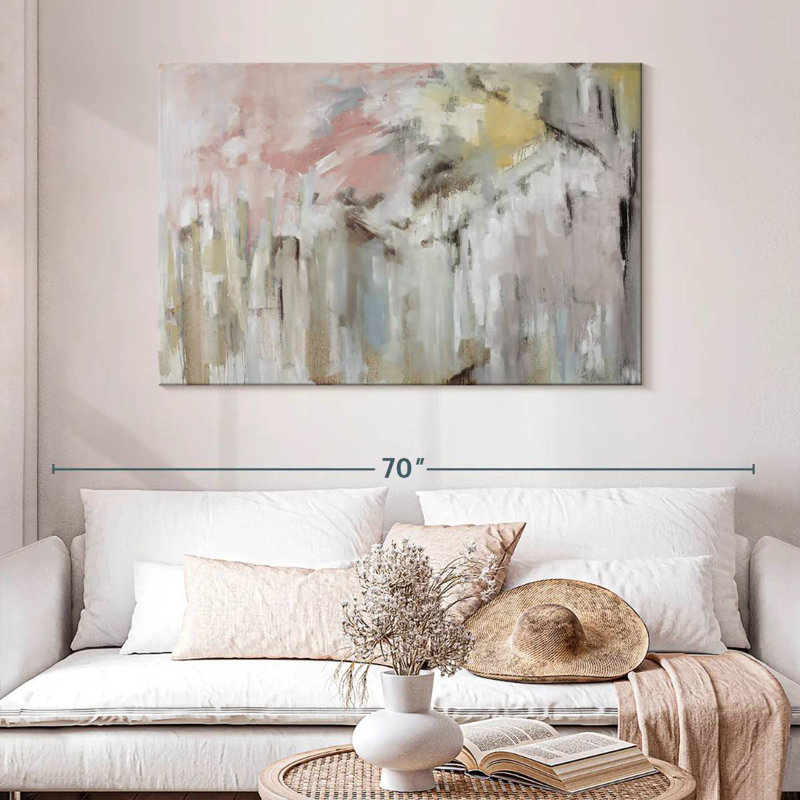 Avery Spring Splash Abstract, 32" H x 48" W
