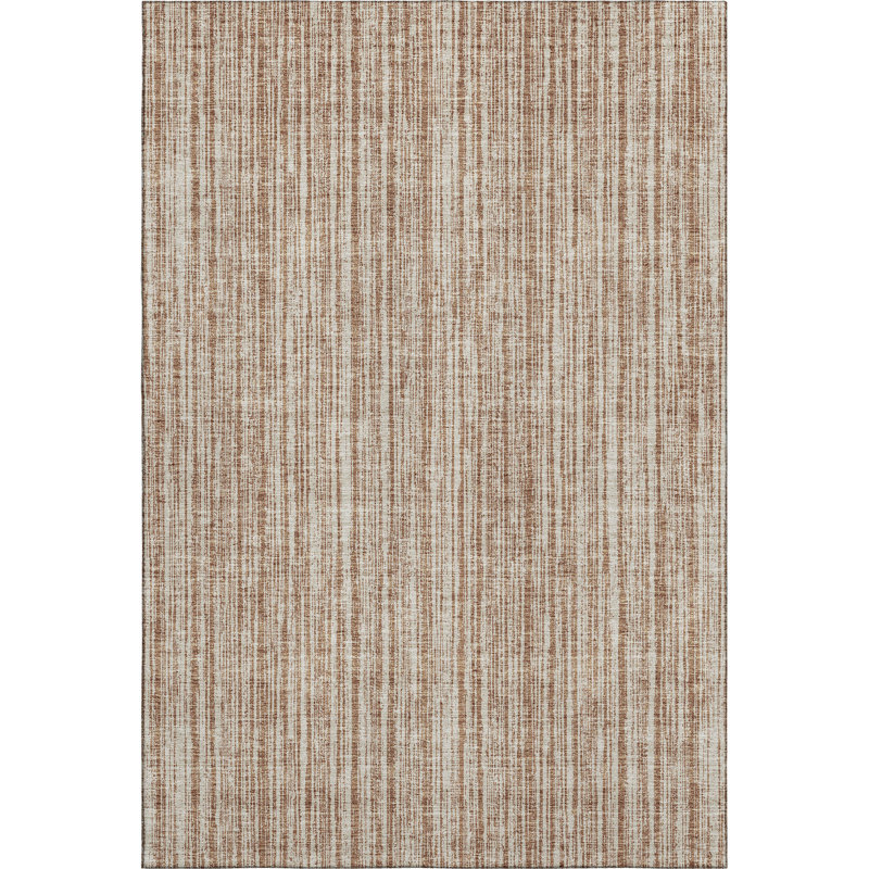 Premium Machine Washable Prisco Paprika Rug, Rectangle 10' x 14'