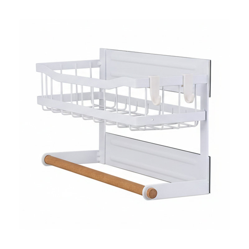 Freestanding Spice Rack, White