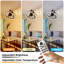 Ventilateur de plafond moderne de 20 po avec lumière avec télécommande, plafonnier en cristal avec ventilateur, minuterie et intensité variable