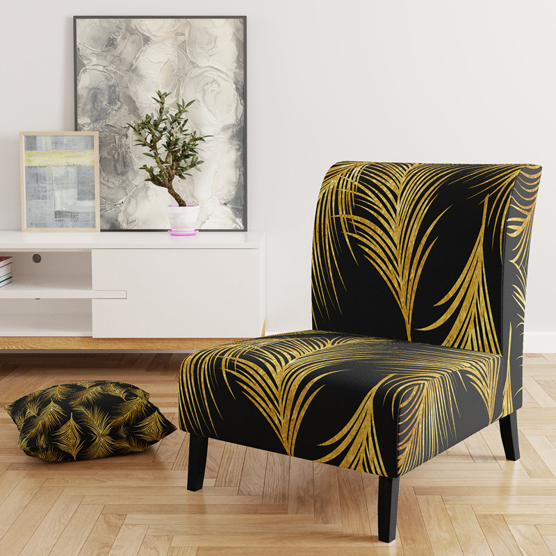Fauteuil de chambre rembourré Golden