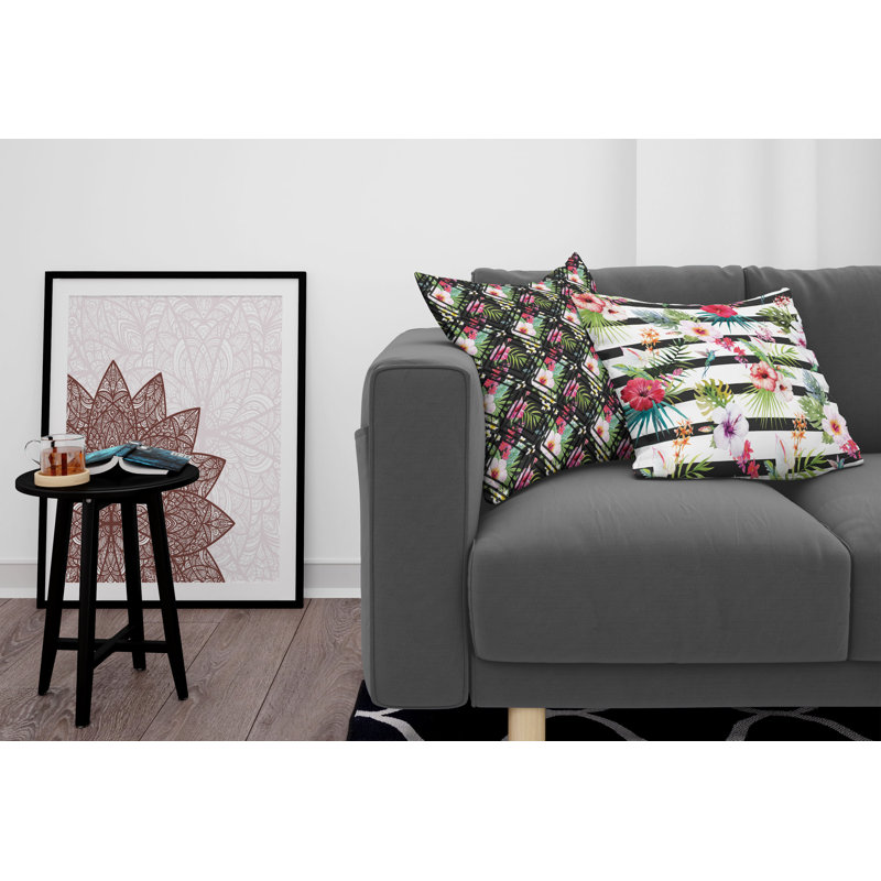 Patterned Pillow Cover, 16" x 16"