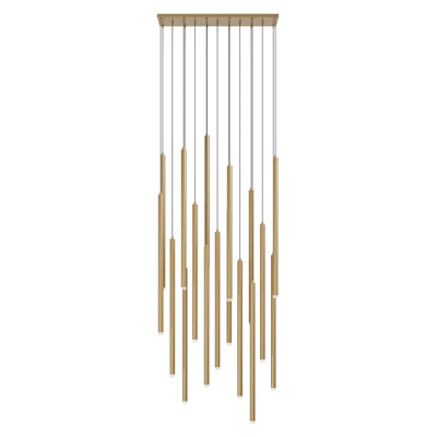 Luminaire suspendu cylindrique 17 lumières