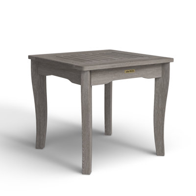 Akiva Square Eucalyptus Outdoor Side Table