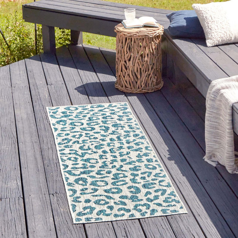 Tapis d'extérieur couleur joyeuse, Rectangle 7 pi x 10 pi