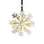 Snowflake 4'' Handmade Christmas Holiday Shaped Ornament