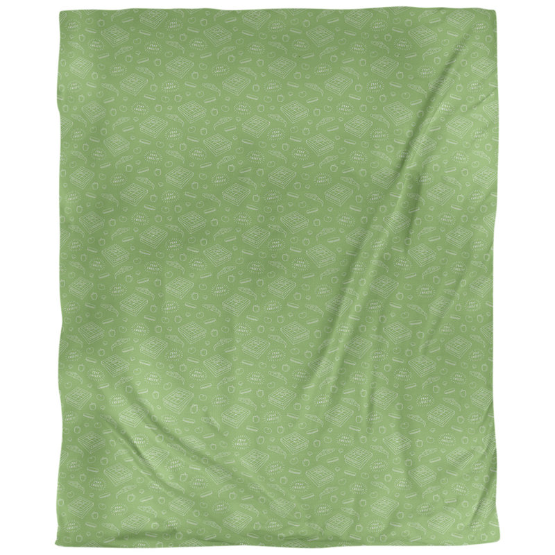 Tissu pizza, Vert, L 58 po x l 36 po, Sergé de coton