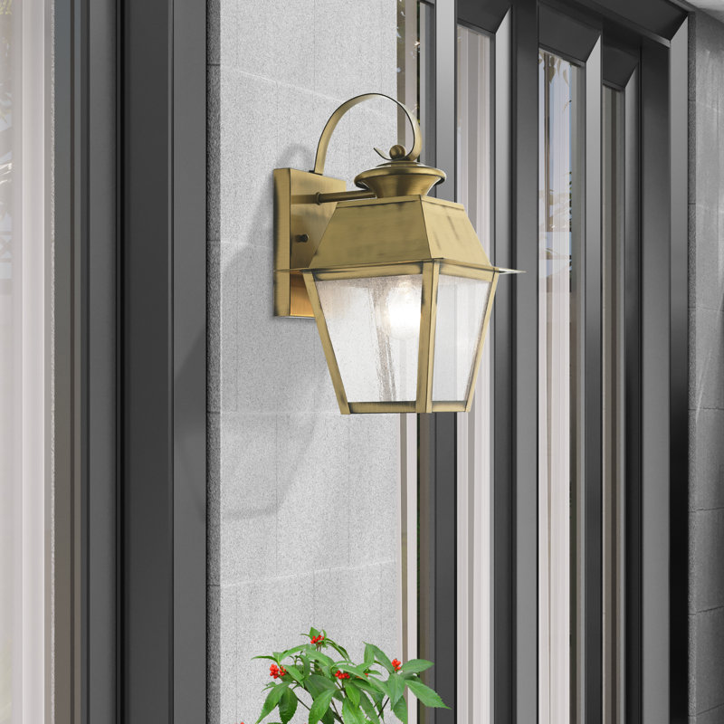 Arnetria Wall Light, Antique Brass