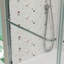 Porte de douche, porte coulissante, avec verre trempé de 1/4 po 44-48 po x 70 po