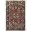 Hand-Knotted High-Quality Charcoal and Red Area Rug-1113163609