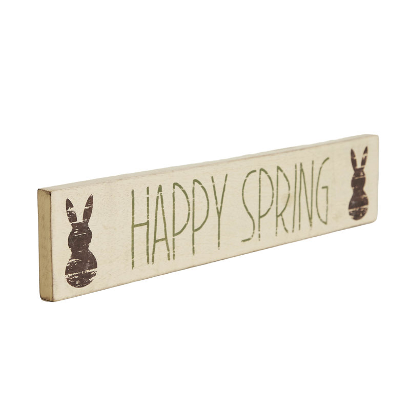 Panneau en bois Jeseka Happy Spring 3 x 14
