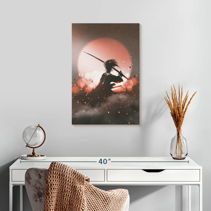 Leisha Samurai Combat Stance, 24" H x 16" W
