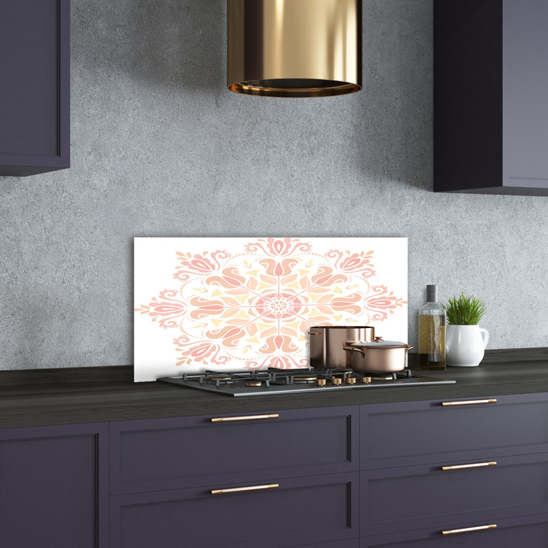 50cm W x 100cm L Glass Peel and Stick Panel