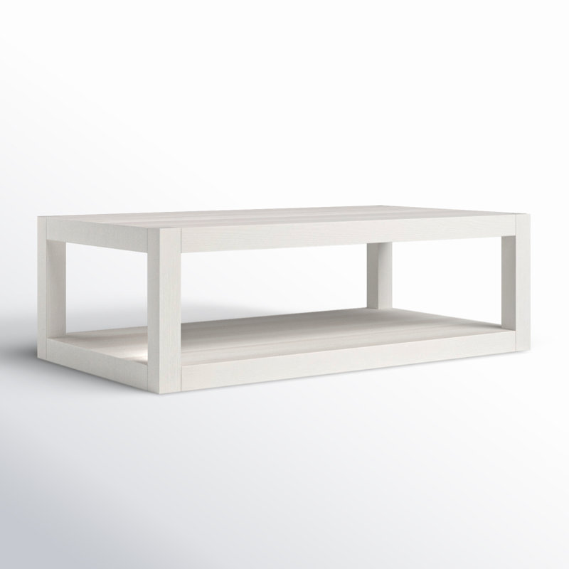 Hermosa Solid Wood Coffee Table, 17" H x 50" L x 28" W