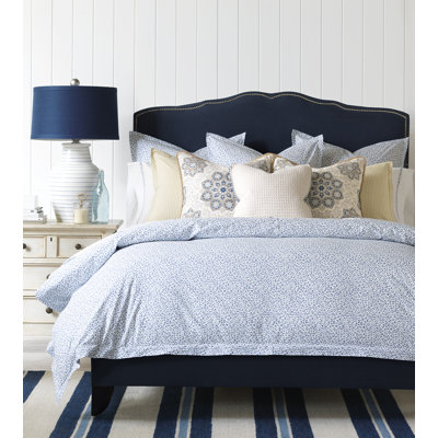 Selma Coastal Cotton Percale Animal Print Duvet Cover