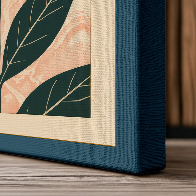 Print, 24x16 - 61.0 x 40.6 cm, Teal Border