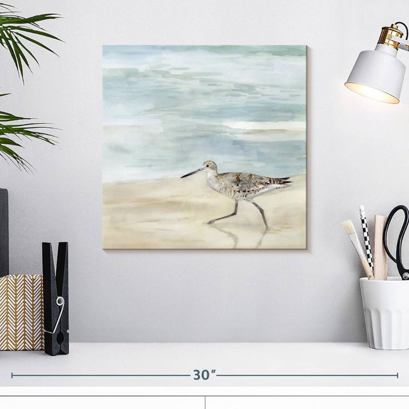 Willet moucheté Brampt II, H 16 po x l 16 po