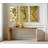 Splotch Wall Art, Rectangle, Gold Leaf