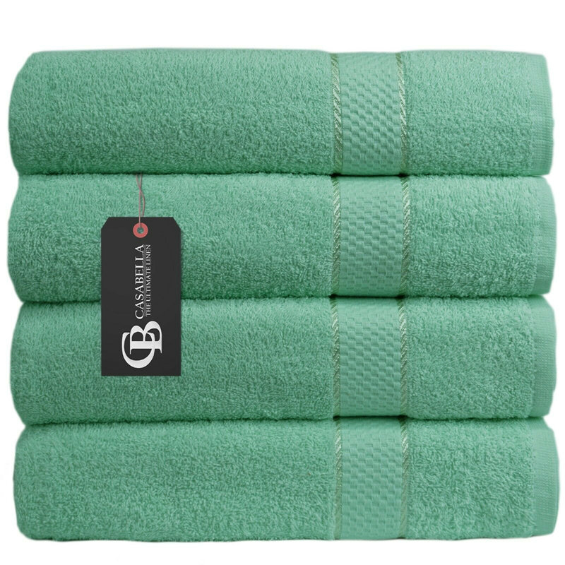 Berberich Midweight Bath Sheet, Sea Foam
