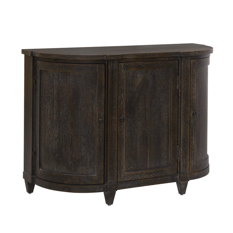 Commode d'appoint courbée 3 portes