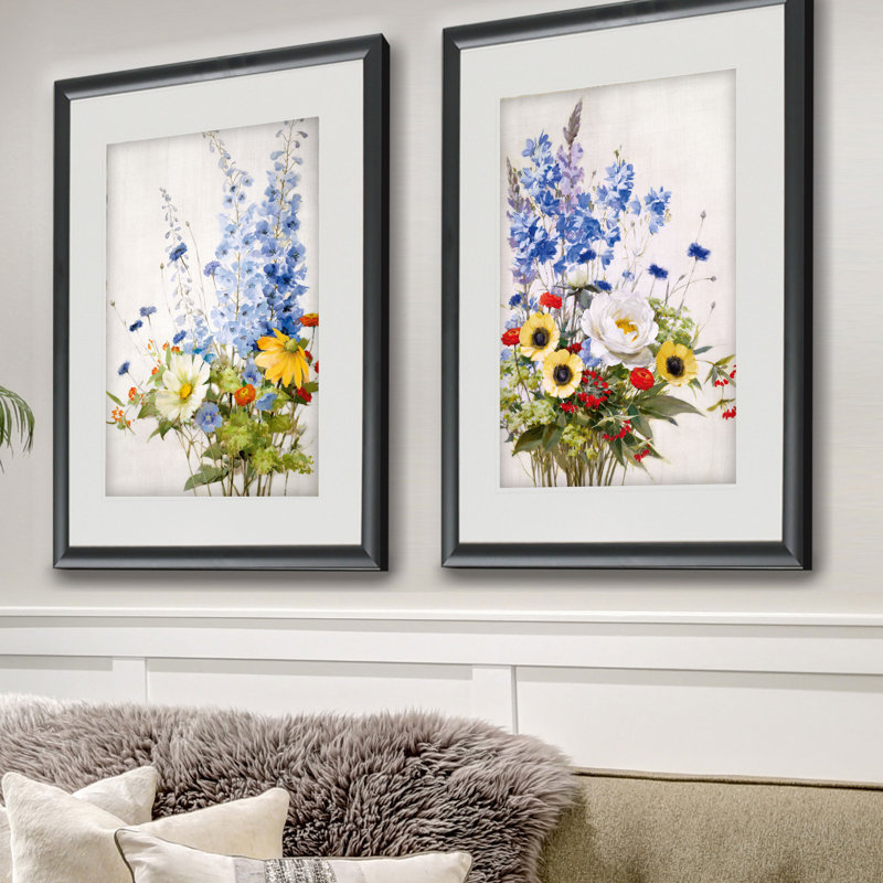 " Wild Garden " 2 - Pieces, Black