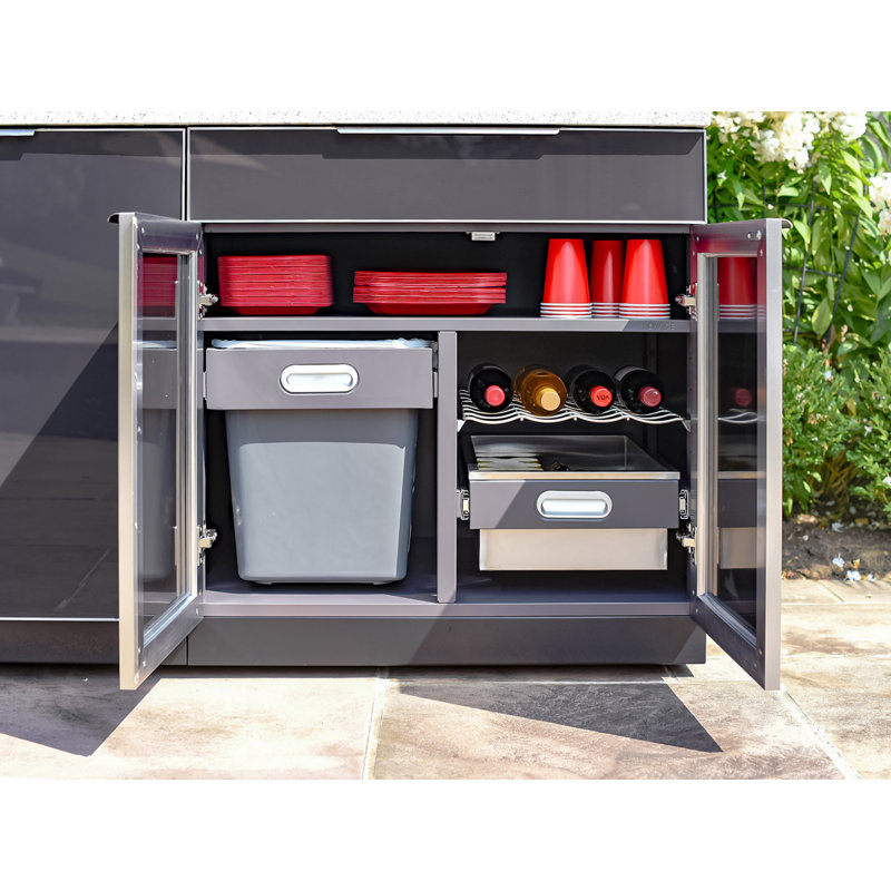Ensemble d'armoires en aluminium pour l'extérieur Barbecue au propane liquide, Propane liquide