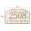Plaque d'adresse murale sur 2 lignes Legacy-621655151-621655154