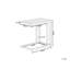 Messina Metal Outdoor Side Table , 60cm cm W 35cm cm D