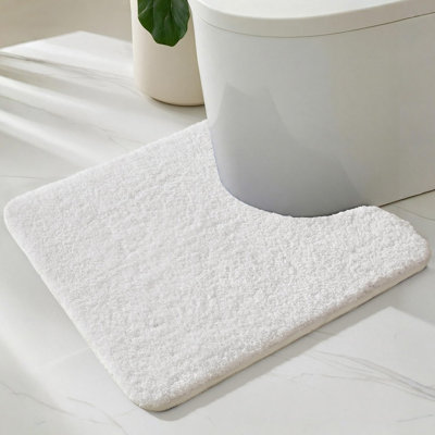 Large Bathroom Rugs, Ultra Soft Super Absorbent Bath Rugs Non Slip Washable Quick Dry Bath Mat with Rubber Backing for Bathroom Floor, Shower, or Sink, Lavender 3' x 4'