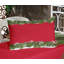 Drap-housse et coussin décoratif Ambesonne Christmas - rouge vermillon-106787701