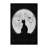 Soft Plush Ferree Halloween Modern & Contemporary Abstract Area Rug in Black – Black Binding-258530487