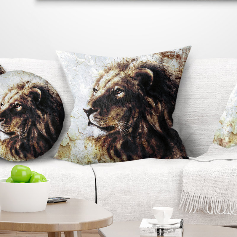 Coussin Mystic Face, 16 po x 1 po, Carré