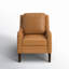 Fauteuil en cuir véritable l 27,56 po Amberlie-82266557