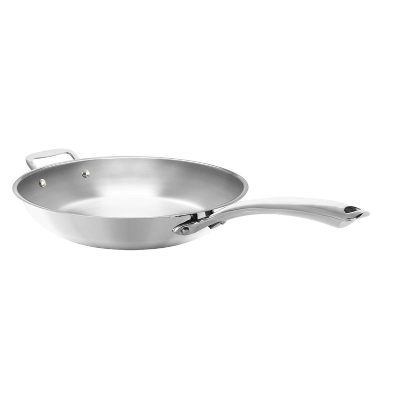 Stainless Steel Non-Stick Frying Pan Set, 11" W