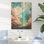 Pop Art fond de corail Spectacle - corail sur bois