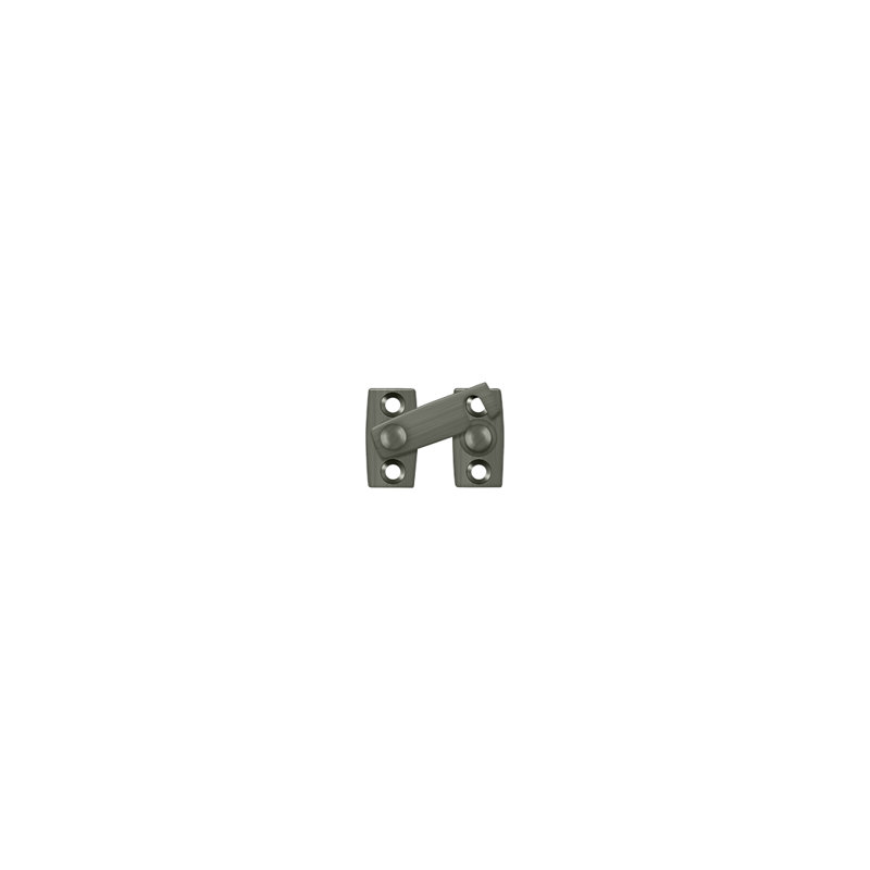 Brass Latch/Catch/Bolt, Antique Nickel