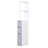54" Tall Bathroom Storage Cabinet, Freestanding Linen Tower With 2-Tier Shelf And Drawers, Narrow Side Floor Organizer, White
