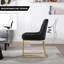 Aunna 49cm H Velvet Upholstered Metal Upholstered Back Cantilever Chair-211931470-236365541