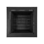 Teamson 60cm Wood Burning Fire Pit with Spark Screen, Fire Poker, Cooking Grate, Square Steel Fire Bowl for Patio & Garden