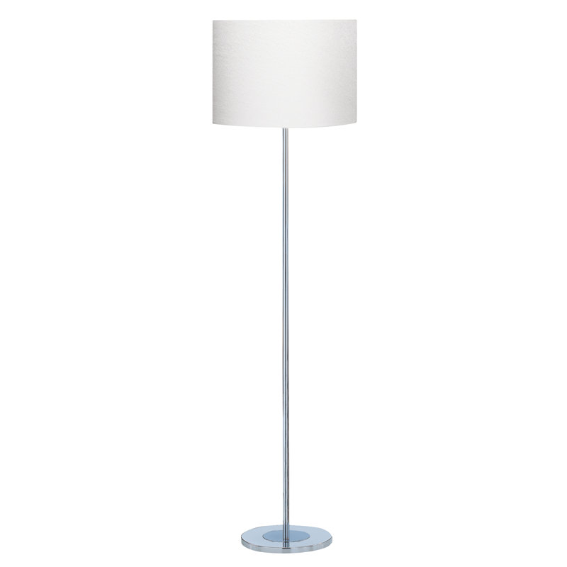 Tayah 151cm Chrome Traditional Floor Lamp