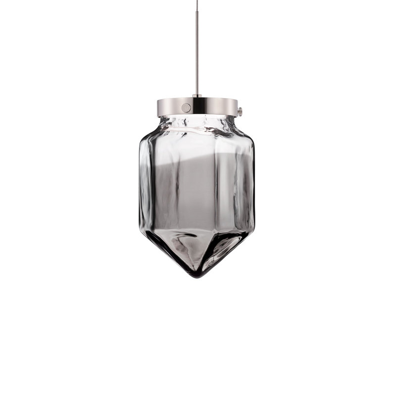 Facet 1 - Light LED Pendant, Gray
