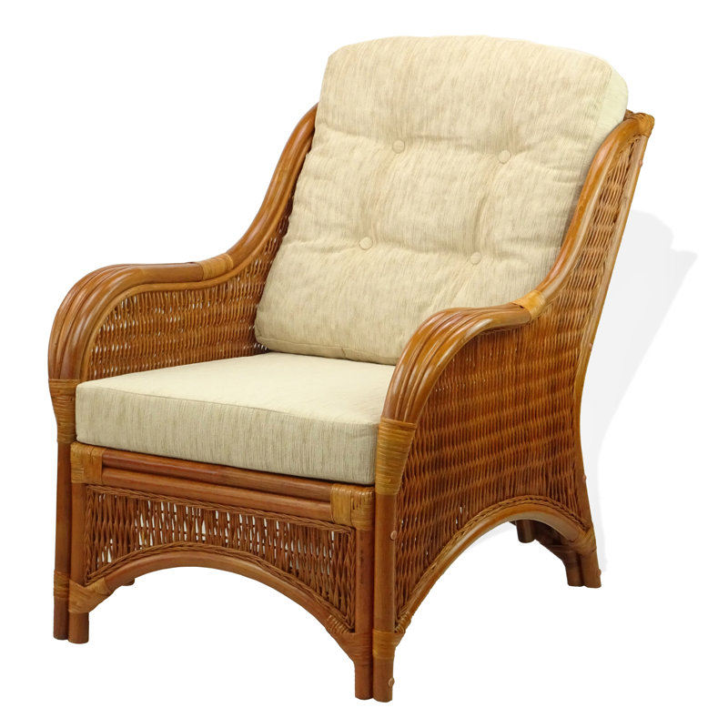 Boba Upholstered Armchair, Cream Polypropylene/Olefin, Colonial